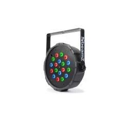 BeamZ FlatPAR 18 X 1W Projecteur PAR RGB LED DMX Infrarouge Beamz 7 BeamZ FlatPAR 18 X 1W Projecteur PAR RGB LED DMX Infrarouge Beamz -Tanita boutique 10029059 side beamz flatpar18x1w