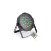 BeamZ FlatPAR 18 X 1W Projecteur PAR RGB LED DMX Infrarouge Beamz