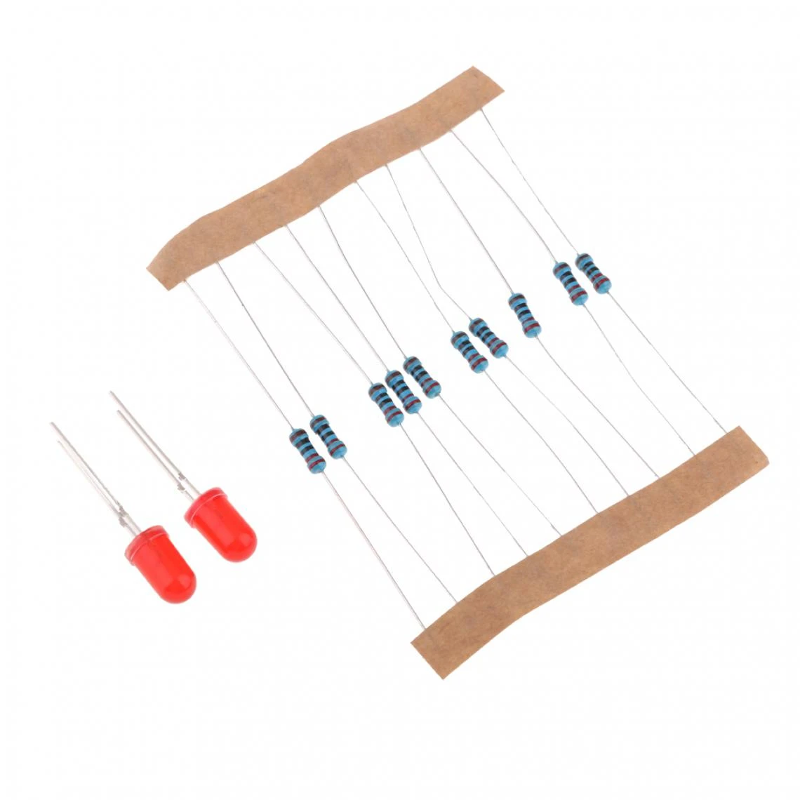 Marque Generique 10Pcs Lumière LED 5MM + 10Pcs Résistance 220Ohm Pour Raspberry Pi MC... 4 Marque Generique 10Pcs Lumière LED 5MM + 10Pcs Résistance 220Ohm Pour Raspberry Pi MC... – Image 4