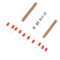 Marque Generique 10Pcs Lumière LED 5MM + 10Pcs Résistance 220Ohm Pour Raspberry Pi MC... 9 Marque Generique 10Pcs Lumière LED 5MM + 10Pcs Résistance 220Ohm Pour Raspberry Pi MC... -Tanita boutique 10pcs lumiere led 5mm 10pcs resistance 220ohm pour raspberry pi mcu rouge 8738957 22531507 1140x1140