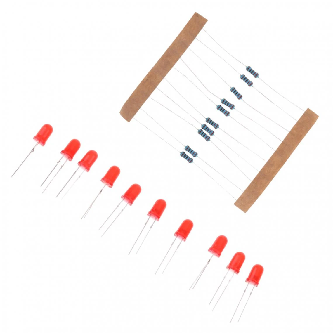 Marque Generique 10Pcs Lumière LED 5MM + 10Pcs Résistance 220Ohm Pour Raspberry Pi MC... 5 Marque Generique 10Pcs Lumière LED 5MM + 10Pcs Résistance 220Ohm Pour Raspberry Pi MC... – Image 5