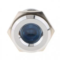 Marque Generique 16mm 12v Ip67 étanche Conduit Indicateur De Métal Bleu Lampe Type B