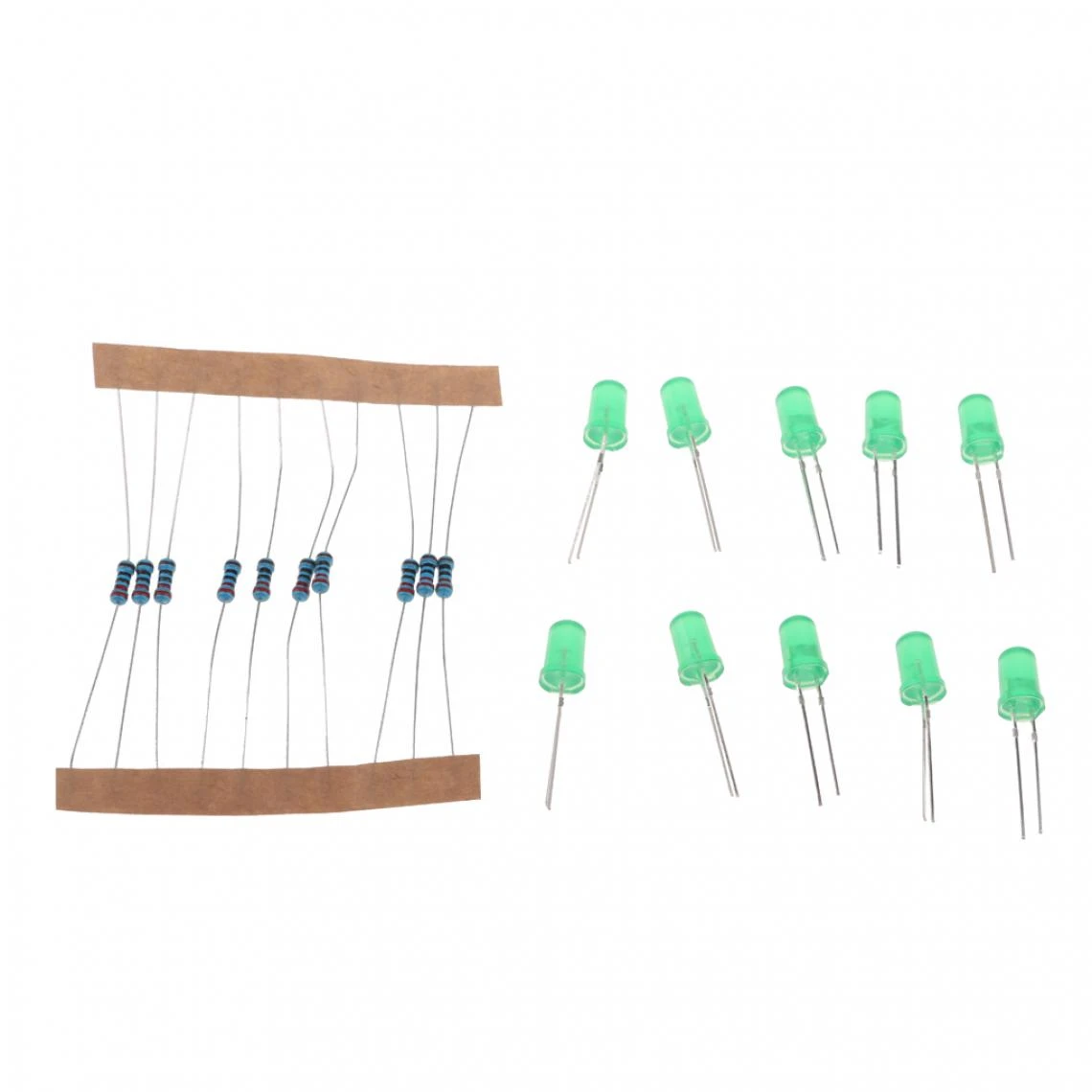 Marque Generique 20 Pièces Lumière LED 5MM 220 Ohm Résistance Pour Raspberry Pi MCU ... 1 Marque Generique 20 Pièces Lumière LED 5MM 220 Ohm Résistance Pour Raspberry Pi MCU ...