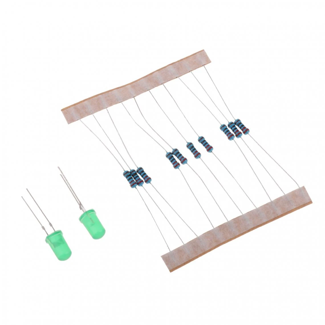 Marque Generique 20 Pièces Lumière LED 5MM 220 Ohm Résistance Pour Raspberry Pi MCU ... 4 Marque Generique 20 Pièces Lumière LED 5MM 220 Ohm Résistance Pour Raspberry Pi MCU ... – Image 4