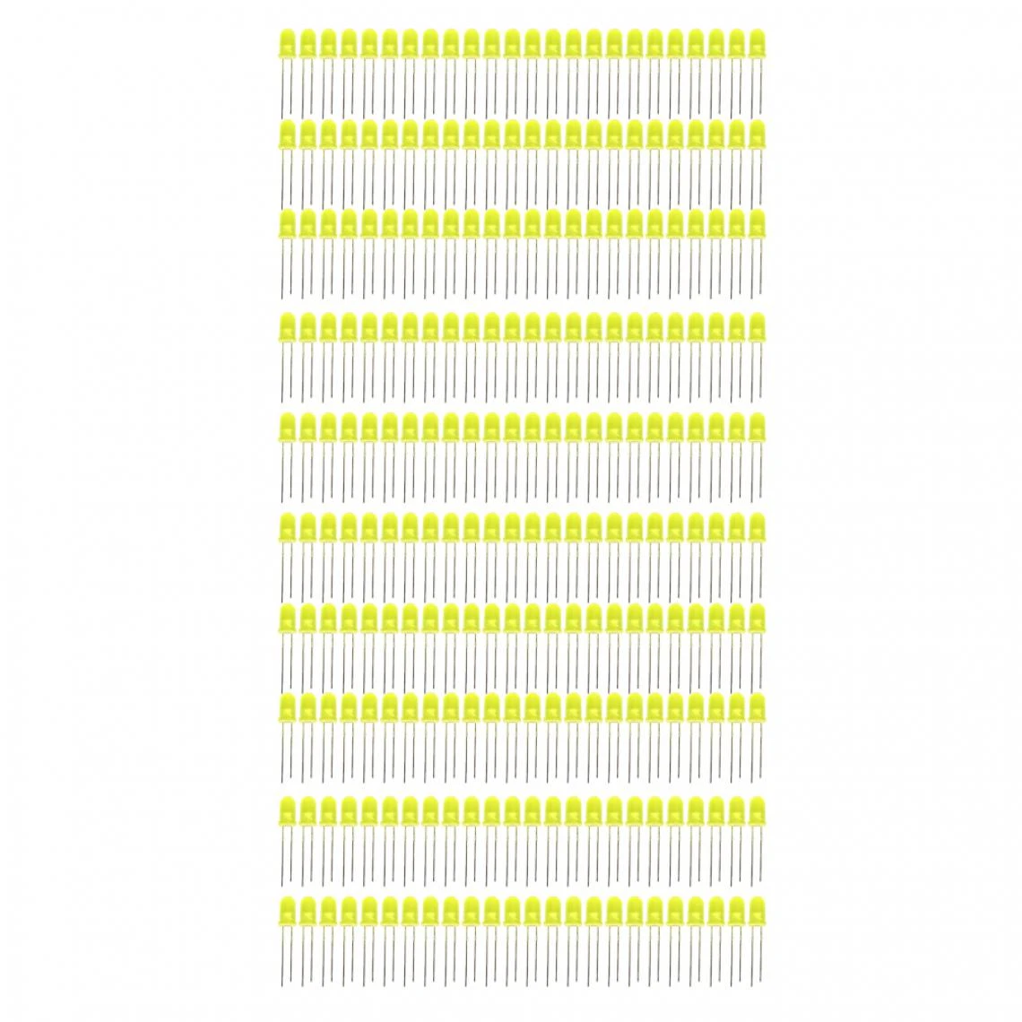 Marque Generique 200Pieces 5mm Dia Round LED Diodes Emetteur Lampes Ultra Bright Yellow 2 Marque Generique 200Pieces 5mm Dia Round LED Diodes Emetteur Lampes Ultra Bright Yellow – Image 2
