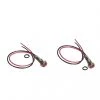 Marque Generique 2pcs 6mm LED Témoin Métal Lumière Imperméable Signal Pilote Dash L...