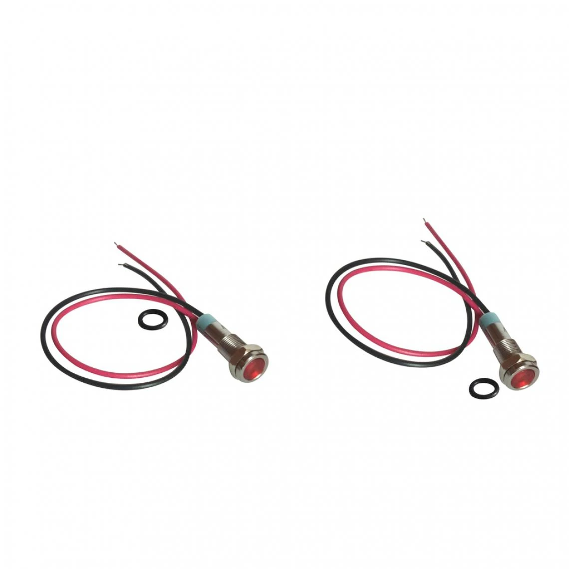 Marque Generique 2pcs 6mm LED Témoin Métal Lumière Imperméable Signal Pilote Dash L... 1 Marque Generique 2pcs 6mm LED Témoin Métal Lumière Imperméable Signal Pilote Dash L...