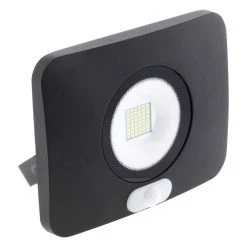 Elexity Projecteur LED étanche 50W Avec Détecteur Noir