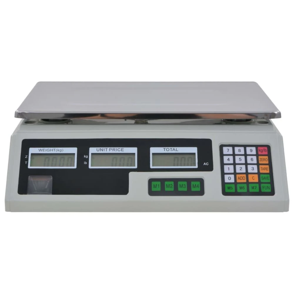 VidaXL Balance Numérique 30 Kg Avec Batterie Rechargeable 5 VidaXL Balance Numérique 30 Kg Avec Batterie Rechargeable – Image 5