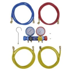 VIDAXL Set Manifold 4 Voies Pour Climatiseur |