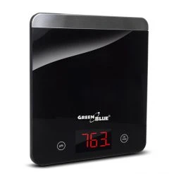 GreenBlue Balance De Cuisine Numérique Avec Fonction De Tare Couleur Noir Green...