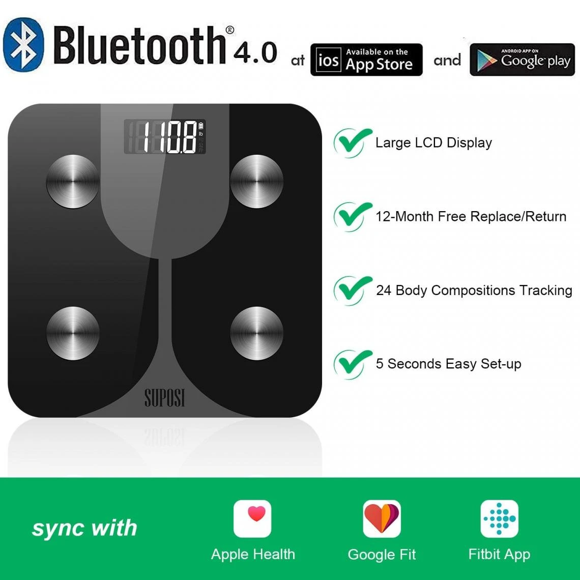 Universal Balance De Salle De Bains Balance Numérique Graisse Corporelle Poids ... 5 Universal Balance De Salle De Bains Balance Numérique Graisse Corporelle Poids ... – Image 5