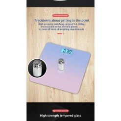 Universal Balance Intelligente, Gradient, Couleur, Balance De Salle De Bains, Ve... -Tanita boutique balance intelligente gradient couleur balance de salle de bains verre led balance numerique charge usb balance de salle de bains rose 12914946 34936436 1140x1140
