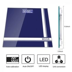 Universal Balance Numérique, Balance De Salle De Bains WGGE Avec écran LCD Ré... 8 Universal Balance Numérique, Balance De Salle De Bains WGGE Avec écran LCD Ré... -Tanita boutique balance numerique balance de salle de bains wgge avec ecran lcd retroeclaire pedalage mesure de haute precision surface en verre trempe max 400 lb180 kg 12876534 34777456 1140x1140