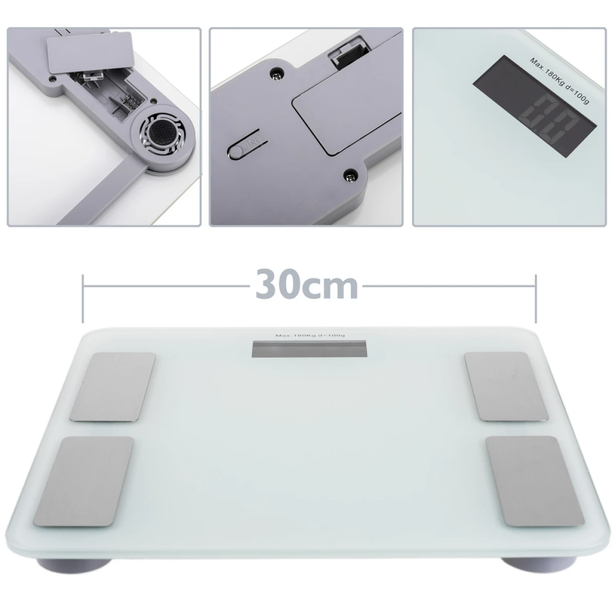 Primematik Balance Numérique Bluetooth Avec Fonction De Diagnostic Compatible Sm... 2 Primematik Balance Numérique Bluetooth Avec Fonction De Diagnostic Compatible Sm... – Image 2