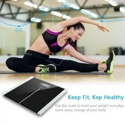 Universal Balance Numérique De Salle De Bains à LCD Rétroéclairée De 400 Lb... -Tanita boutique balance numerique de salle de bains a lcd retroeclairee de 400 lbkgst batterie 2x 12876472 34777150 1140x1140