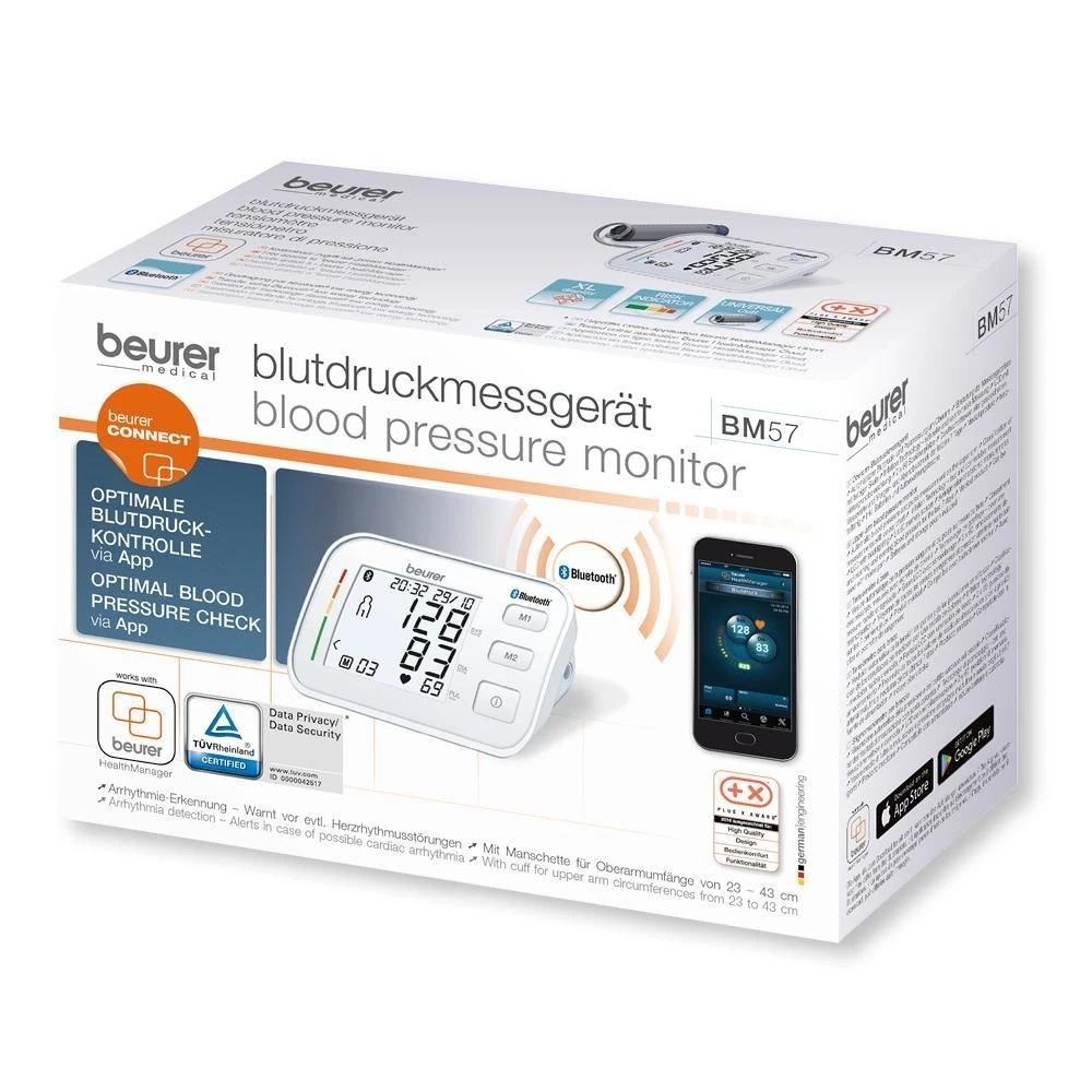 Tensiomètre Poignet Connecté Beurer BM 57 Blanc 7 Tensiomètre Poignet Connecté Beurer BM 57 Blanc – Image 7