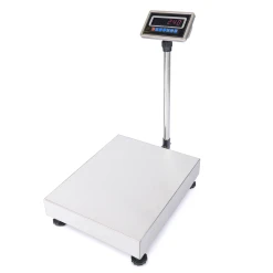 Primematik Balance Industrielle Avec La Plate-forme 60x80cm 600Kg Acier Inoxydabl...