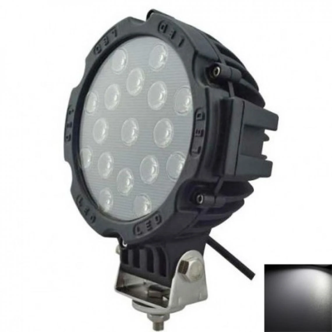 Bcelec F2-0028 Phare Longue Portée LED Pour 4x4 Et SUV, 9-32V, 51W équivale... 2 Bcelec F2-0028 Phare Longue Portée LED Pour 4x4 Et SUV, 9-32V, 51W équivale... – Image 2