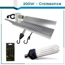 Kit Lampe CFL 200W Croissance - FLORASTAR -Tanita boutique kit lampe cfl 200w croissance 2