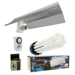 Kit Lampe CFL 200W Croissance - FLORASTAR