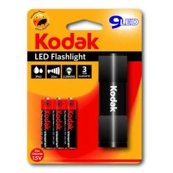 KODAK - Lampe 9 LED - Noir - 3 Piles AAA/LR03 Incluses-NOIR-
