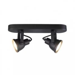 LABEL51 Projecteur à LED à 2 Lumières Max 30x9x16 Cm Noir