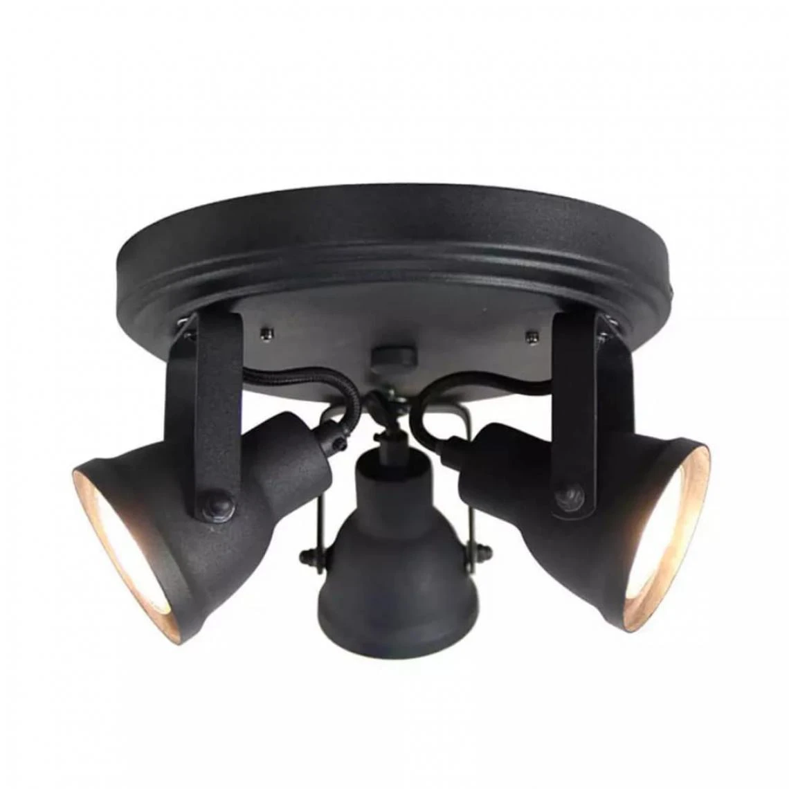 LABEL51 Projecteur De Plafond à LED 3 Lumières Max 21x21x14 Cm Noir 1 LABEL51 Projecteur De Plafond à LED 3 Lumières Max 21x21x14 Cm Noir