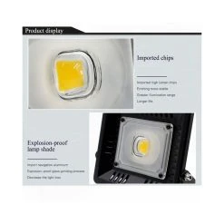 Wewoo Lampe De Projecteur à DEL à Lumière Blanche Chaude, 30W, 30W étanc... -Tanita boutique lampe de projecteur a del a lumiere blanche chaude 30w 30w etanche flux lumineux 2400lm pf 09 ra 80 ca 90 140v 4