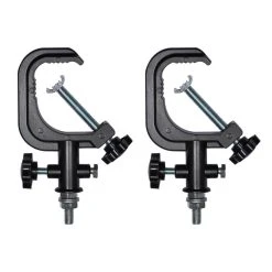 Ibiza Sound Lot De 2 Crochets Professionnels Pour Portique Et Jeux De Lumière IBI...