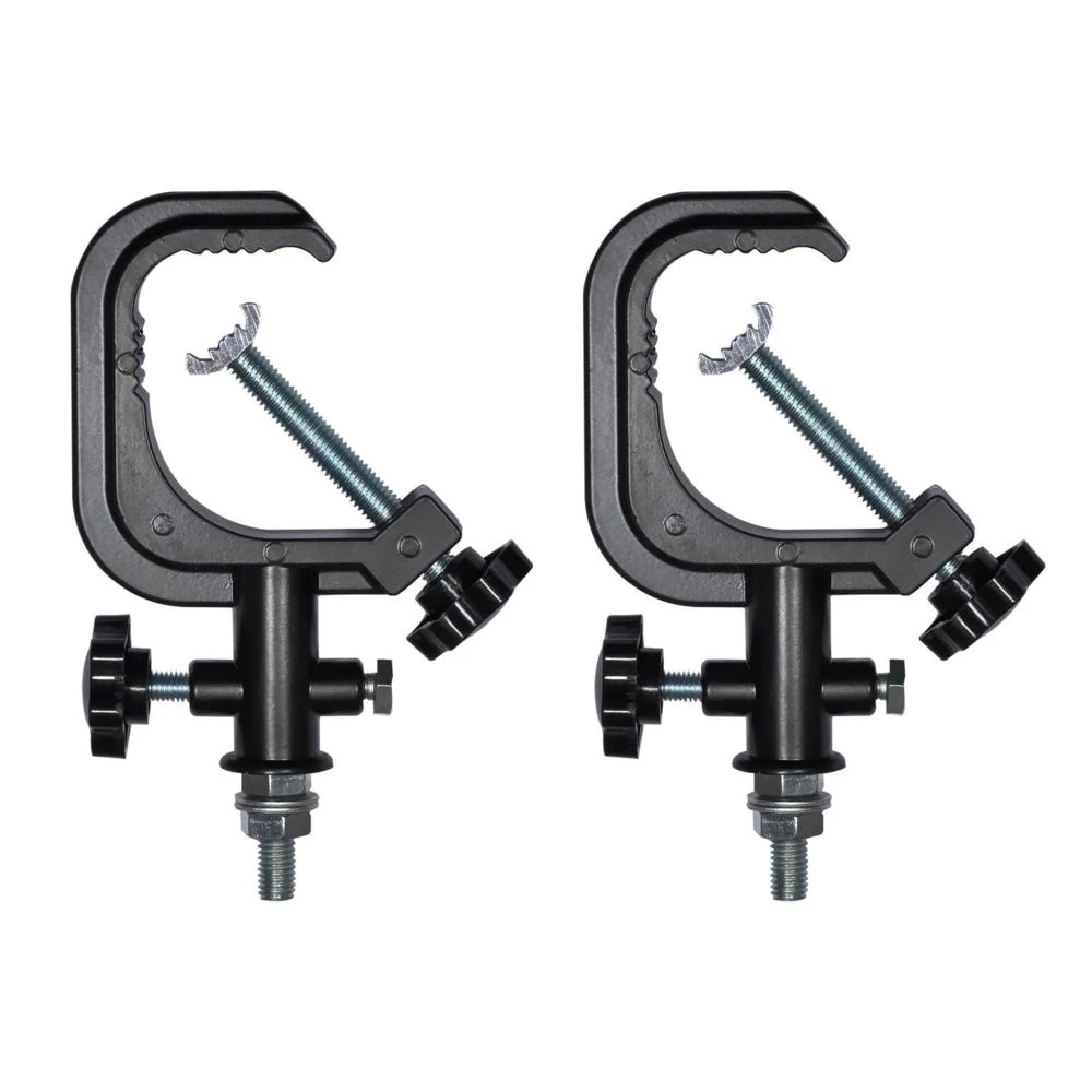 Ibiza Sound Lot De 2 Crochets Professionnels Pour Portique Et Jeux De Lumière IBI... 1 Ibiza Sound Lot De 2 Crochets Professionnels Pour Portique Et Jeux De Lumière IBI...