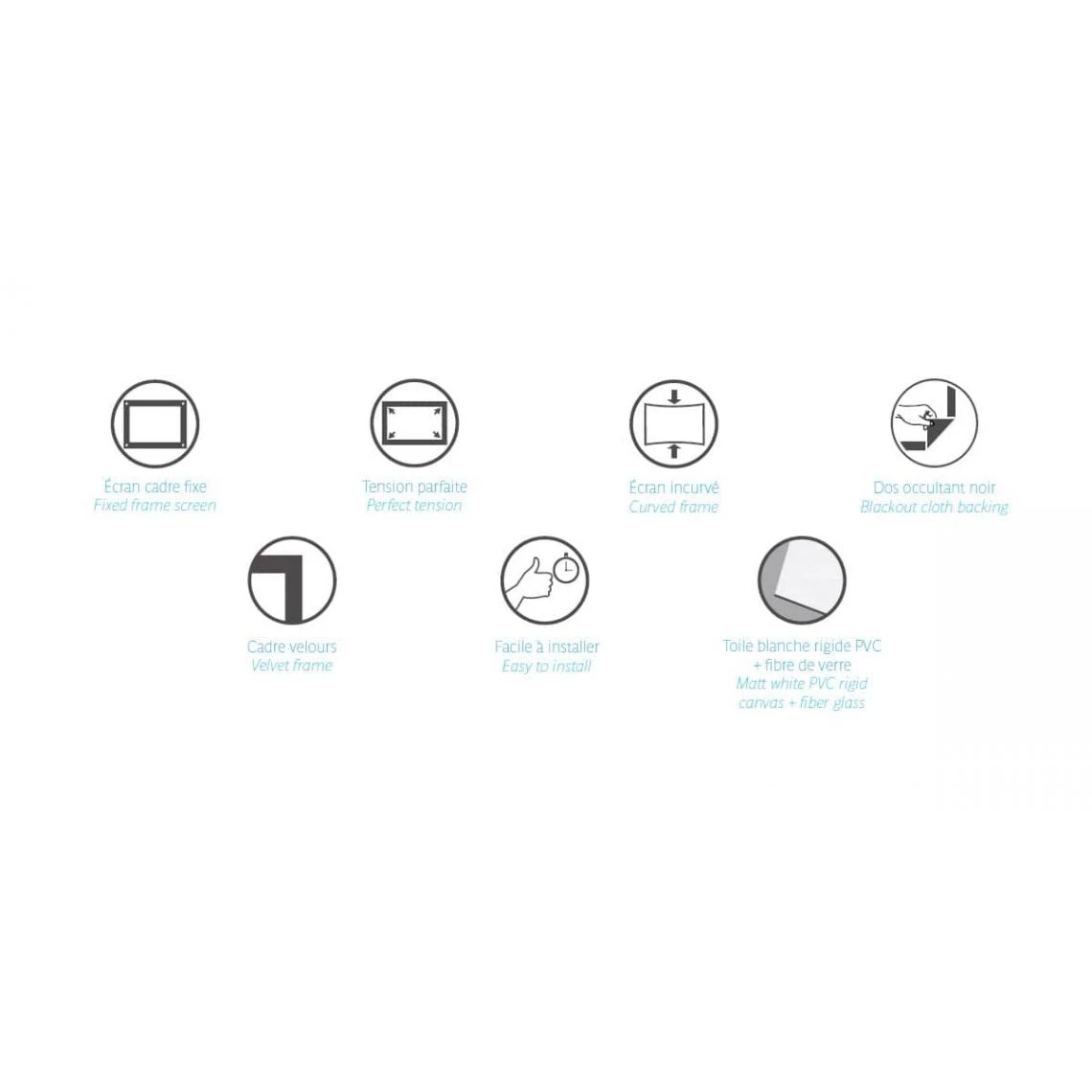 Lumene Movie Palace Curve 200C - Écran De Projection Fixe 16/9 De 115... 4 Lumene Movie Palace Curve 200C - Écran De Projection Fixe 16/9 De 115... – Image 4