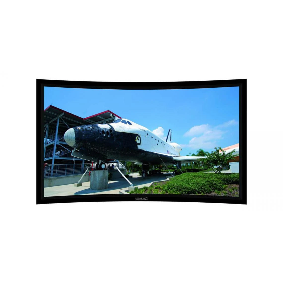 Lumene Movie Palace Curve 240C - Écran De Projection Fixe 16/9 De 132... 1 Lumene Movie Palace Curve 240C - Écran De Projection Fixe 16/9 De 132...