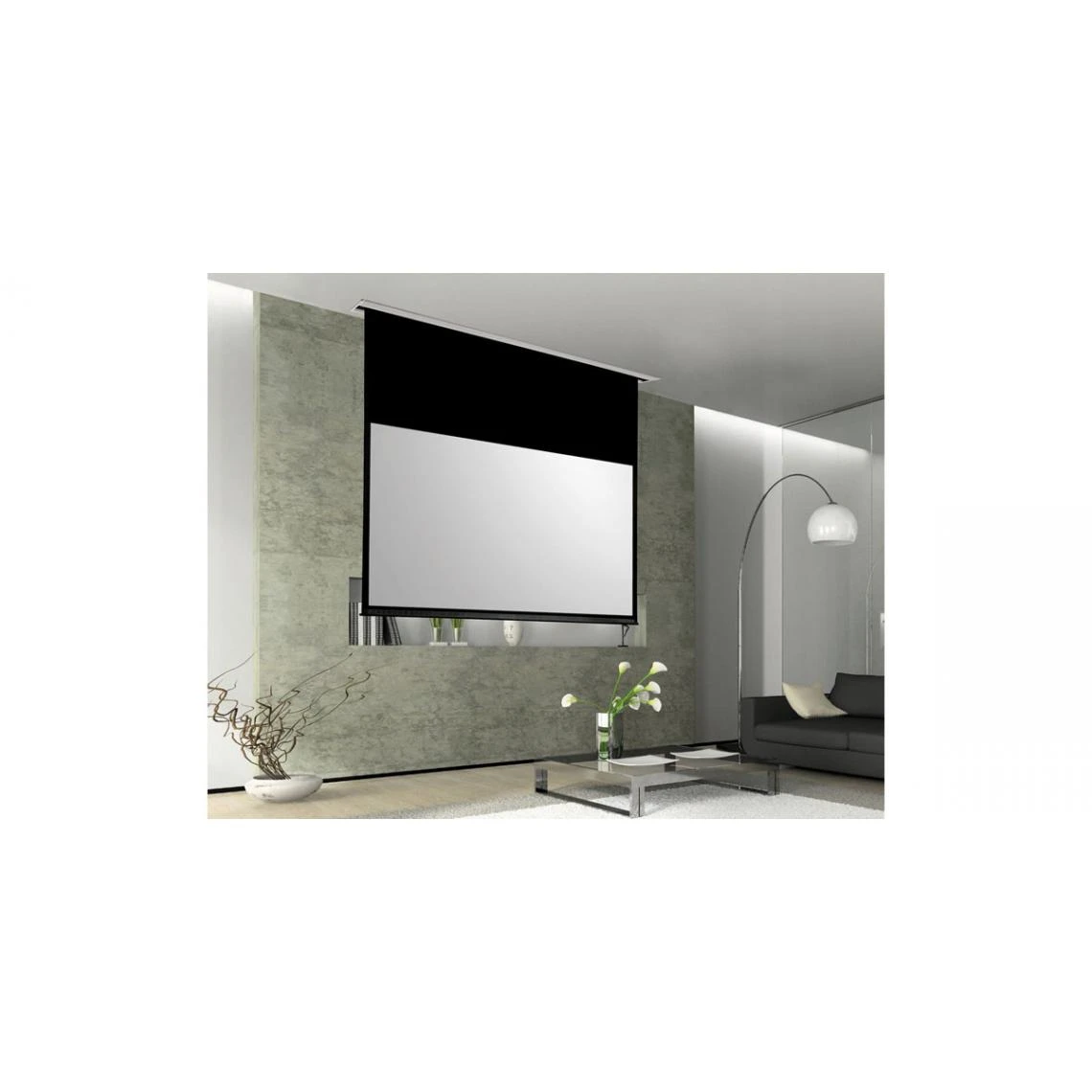 Lumene Show Place HD 200C - Écran De Projection Encastrable 16/9 De 1... 2 Lumene Show Place HD 200C - Écran De Projection Encastrable 16/9 De 1... – Image 2