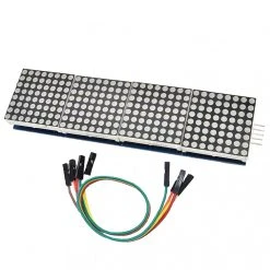 Marque Generique MAX7219 Dot LED Matrix MCU Control LED 4 In 1 Module D'affichage Pour ...