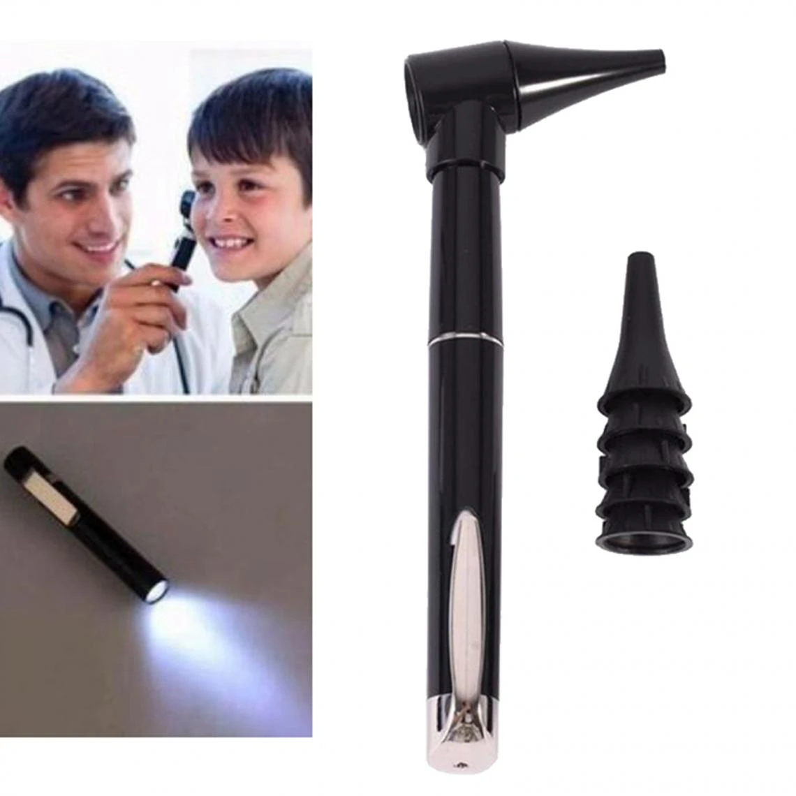 Marque Generique Mini Lumière D'oreille D'examen De Stylo D'otoscope LED De Diagnostic... 3 Marque Generique Mini Lumière D'oreille D'examen De Stylo D'otoscope LED De Diagnostic... – Image 3