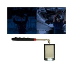 Wewoo Miroir D'inspection De Travail La Lumière LED Prolongeant Vue D'angle...