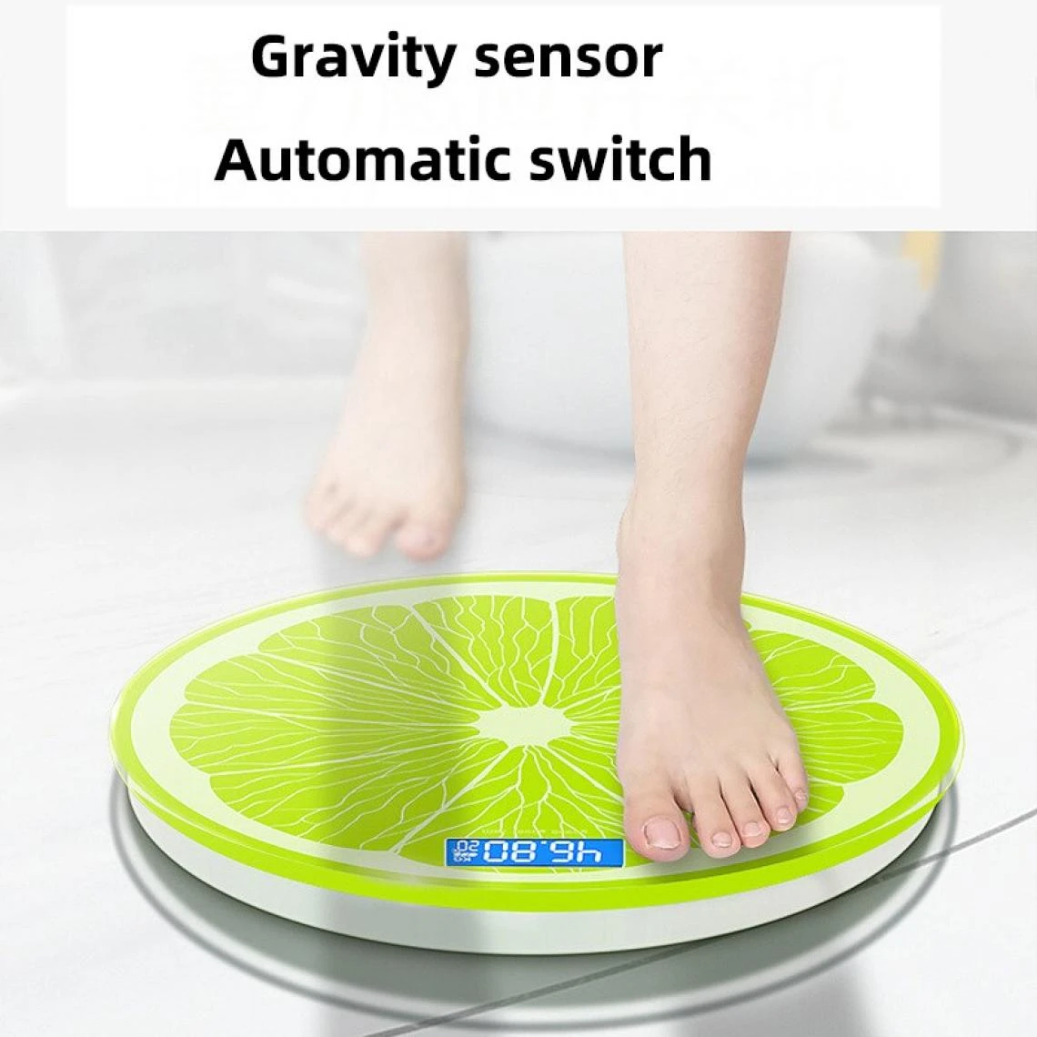 Universal Mode Citron 0.2 Balance De Salle De Bains De 180 Kg Balance Numérique... 4 Universal Mode Citron 0.2 Balance De Salle De Bains De 180 Kg Balance Numérique... – Image 4