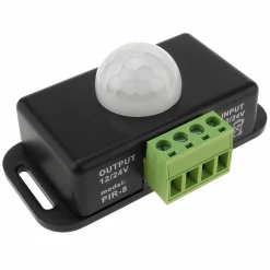 BeMatik Détecteur De Mouvement Infrarouge 7,6 X 4,5 X 3,3 Cm DC Noir