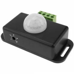 BeMatik Détecteur De Mouvement Infrarouge 7,6 X 4,5 X 3,3 Cm DC Noir -Tanita boutique ng08500 03