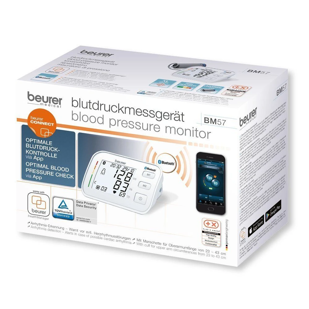 Tensiomètre Poignet Connecté Beurer BM 57 Blanc 10 Tensiomètre Poignet Connecté Beurer BM 57 Blanc – Image 10