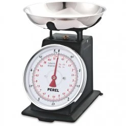 Perel Balance De Cuisine Analogique 5 Kg Noir