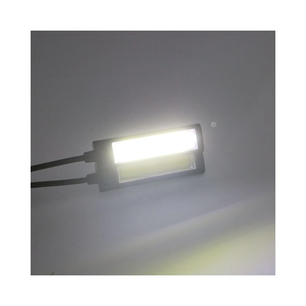 Wewoo Portable Double Bras Flexible COB LED Clip Camping Lumière Lecture Bu... 4 Wewoo Portable Double Bras Flexible COB LED Clip Camping Lumière Lecture Bu... – Image 4