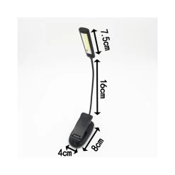 Wewoo Portable Double Bras Flexible COB LED Clip Camping Lumière Lecture Bu... 9 Wewoo Portable Double Bras Flexible COB LED Clip Camping Lumière Lecture Bu... -Tanita boutique portable double bras flexible cob led clip camping lumiere lecture bureau lecture ordinateur portable musique stand lampe une te 1