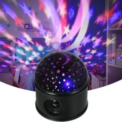 Justgreenbox Projecteur à LED Ball Light Player BT Music Speaker Player 360 ° Rot...