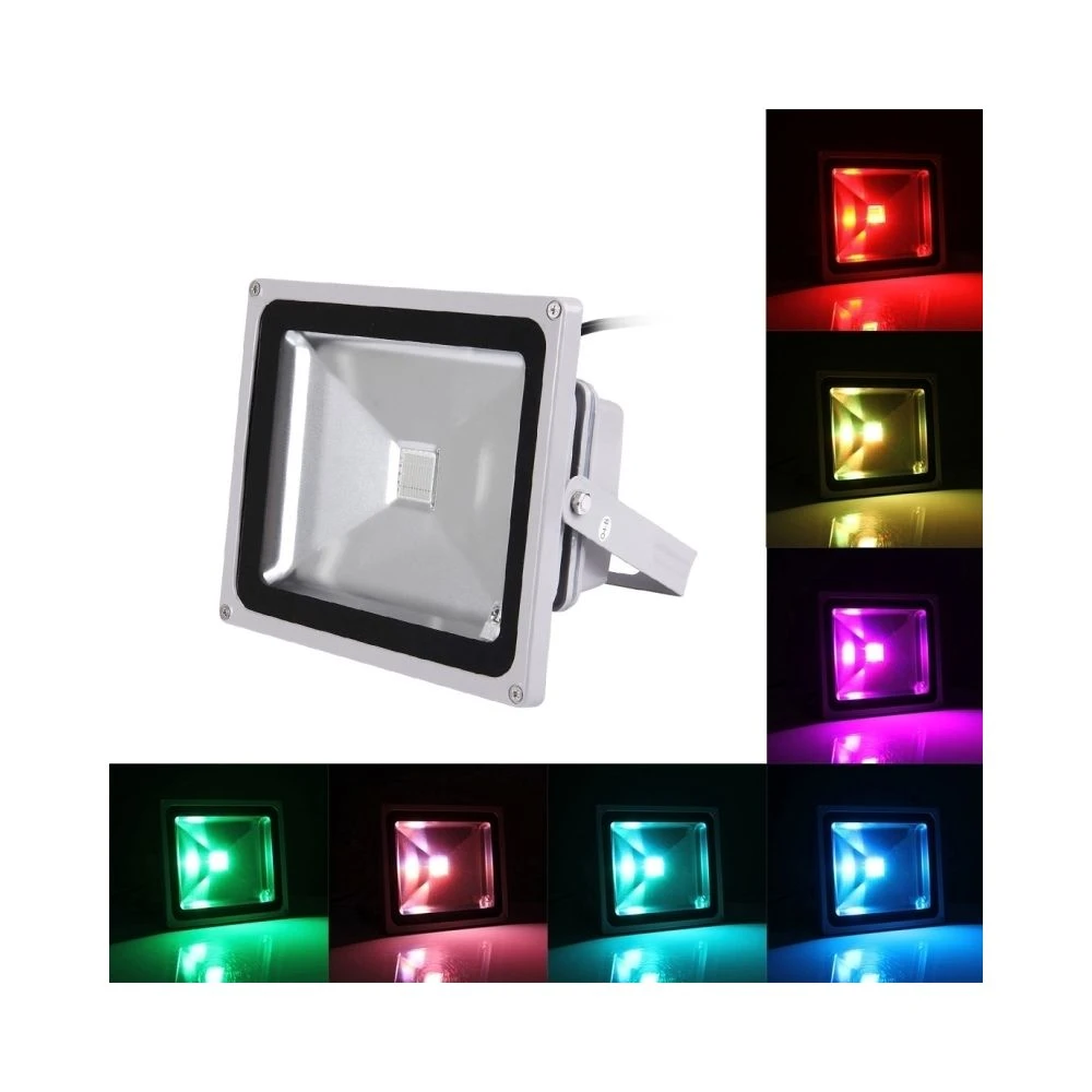 Wewoo Projecteur LED 30W 2250LM IP65 étanche RVB Lampe De Avec Télécomman... 1 Wewoo Projecteur LED 30W 2250LM IP65 étanche RVB Lampe De Avec Télécomman...