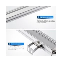 Wewoo Projecteur LED 24W Embedded Buried Lamp IP65 Waterproof Rectangular La... -Tanita boutique projecteur led 45w embedded buried lamp ip65 waterproof rectangular landscape platform stair step co 52