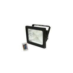 Wewoo Projecteur LED Noir Lampe Floodlight Haute Puissance 30W Avec Téléco...