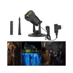 Wewoo Projecteur LED Rouge Et Vert Blinblin San III 5W Dynamique + Laser Min...