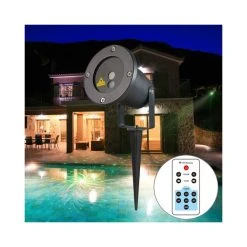 Wewoo Projecteur LED Rouge OD-12 5W Vie étanche 12 En 1 Modèles En Plein A...